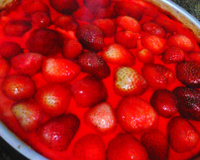 Torta de morango prática