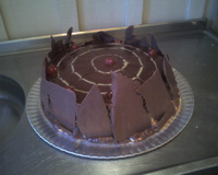 Bolo de chocolate trufado