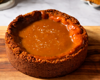A cheesecake de caramelo salgado mais cremosa de todas: parece sobremesa de restaurante