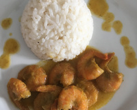 Autêntica moqueca de camarão baiana