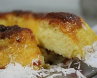 Pudim de leite condensado com leite de coco