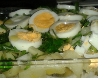 Salada de bacalhau com batata