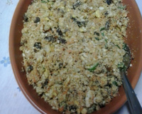 Farofa simples e saborosa