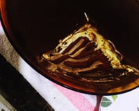 Mousse delicioso de maracujá com chocolate