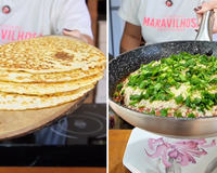 Descobri uma forma incrível de reaproveitar sobras de arroz: vira uma panqueca leve e saborosa