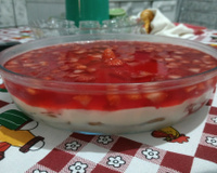 Pavê de morango fácil