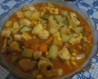 Frango com legumes