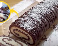 Faço esse rocambole há mais de 40 anos: doce sabor prestígio não vai ao fogo, é a sobremesa mais fácil de fazer que você vai ver hoje
