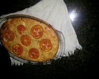 Torta cremosa de frango de liquidificador