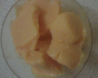 Sorvete de abóbora com coco