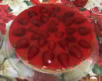 Torta de morango simples