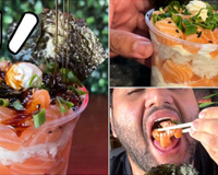 Dono de restaurante japonês ensina como fazer sushi de copo; aprenda essa receita fácil