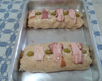 Rocambole de frango da Cris