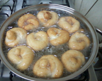 Rosca de massa de pão