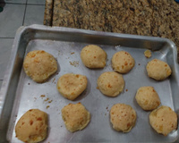 Pão de queijo com creme de leite