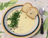 Creme de batata com bacon