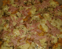 Batata de forno com frango rápida