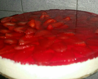 Torta gelada de morango