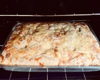 Bolo de banana com queijo e canela