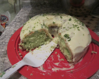 Bolo verde de limão