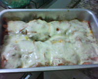 Bife à parmegiana diferente