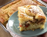 Aprendi essa receita de torta de sardinha muito fácil no liquidificador e fica fofinha como nuvem