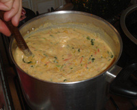 Camarão na moranga com catupiry