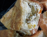 Torta de palmito com azeitonas