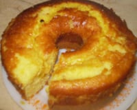 Bolo de laranja com casca