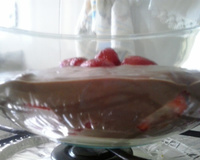 Mousse delícia de morango da Bru