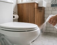 Borrifar vinagre na base do vaso sanitário uma vez por semana: por que é recomendado e para que serve