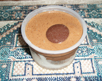 Pavê mousse de Nutella com biscoitos triturados