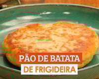 Pão de batata de frigideira fácil