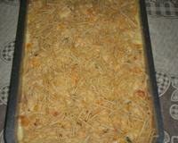 Fricassê com frango desfiado