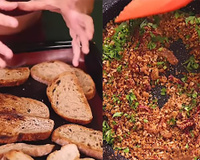 Se você tem pão velho em casa, você tem um tesouro de acompanhamento: essa receita dura meses e combina com salada, arroz e feijão, carnes, sopa, com o que você quiser!