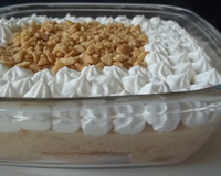 Pavê de doce de leite e amendoim