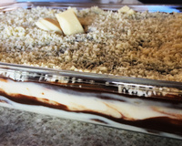 Pavê de baunilha e chocolate