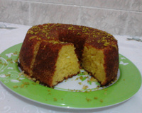 Bolo de laranja amarelinho