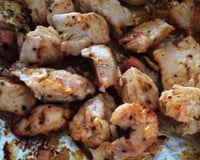 Peito de frango assado delicioso