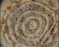 Pizza com borda recheada