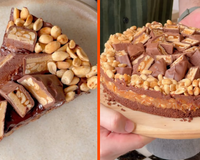 Torta de Snickers: a sobremesa que mistura crocância e cremosidade de um jeito que você nunca viu
