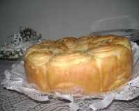 Pão rosa - estrela (com canela)