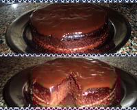 Bolo de micro-ondas de chocolate da Angélica