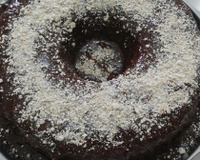 Bolo de chocolate com aveia