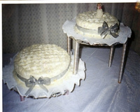 Bolo brigadeiro branco com morangos