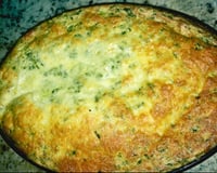 Souflé delicioso de espinafre sucesso garantido