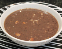 Sopa de feijão nutritiva