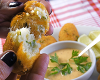 Receita de bolinho de bacalhau da minha avó portuguesa na airfryer: cremoso por dentro e crocante por fora