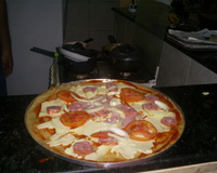 Massa básica para pizza