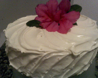 Bolo de maracujá com marshmallow